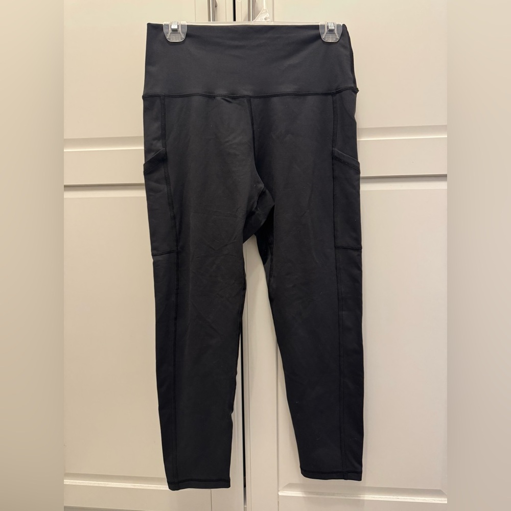 Aerie OFFLINE The Hugger Black Hi-Rise Leggings